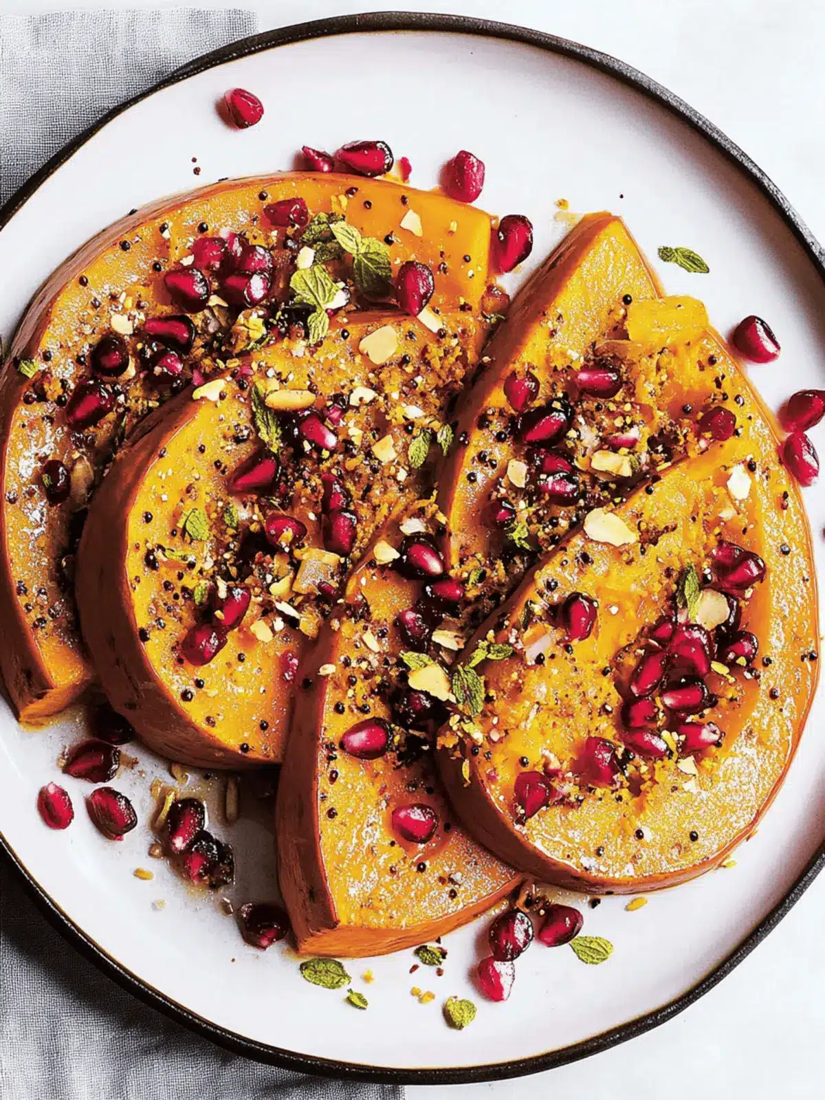 Roast Pumpkin With Dukkha and Pomegranate: A Flavorful Feast 4 Roast Pumpkin With Dukkha and Pomegranate