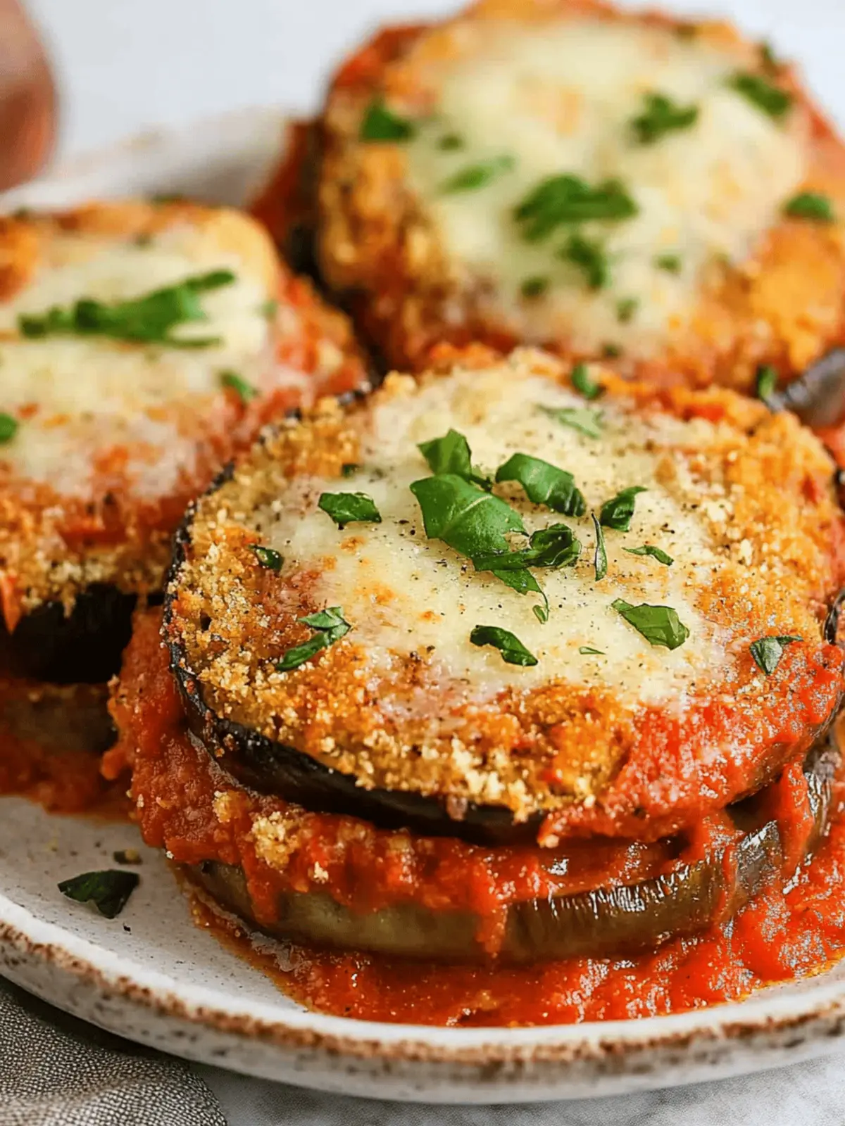 Air Fryer Eggplant Parmesan