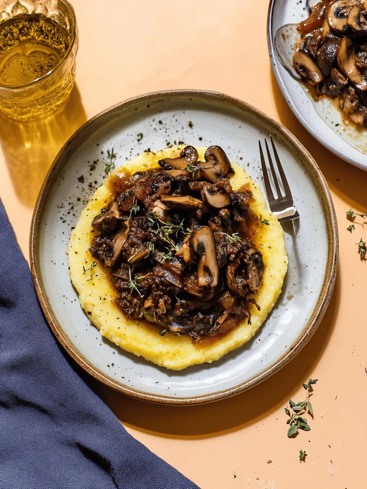 Polenta with Wild Mushroom Ragu