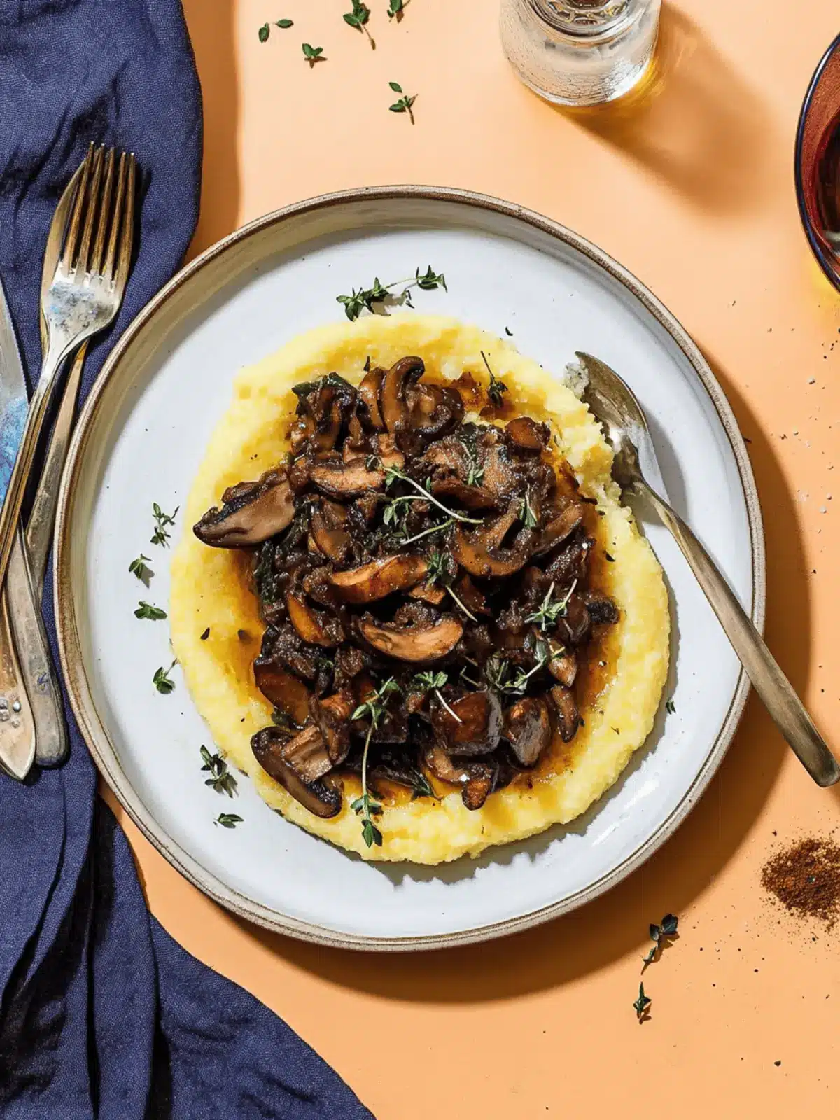 Polenta with Wild Mushroom Ragu: Comfort Food Magic at Home 2 Polenta with Wild Mushroom Ragu