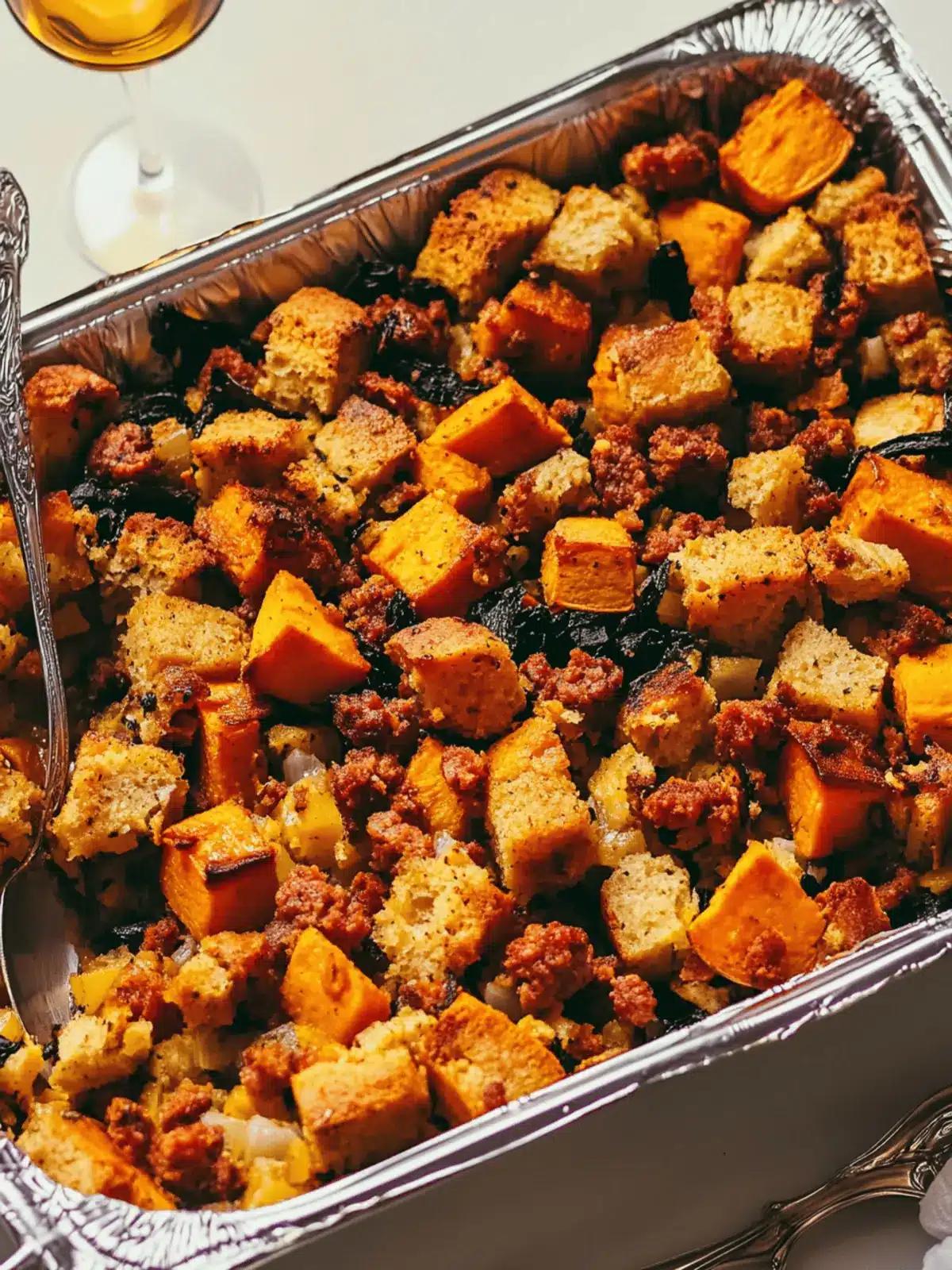 Spicy Cornbread Stuffing with Chorizo and Sweet Potatoes Delight 3 Spicy Cornbread Stuffing With Chorizo and Sweet Potatoes