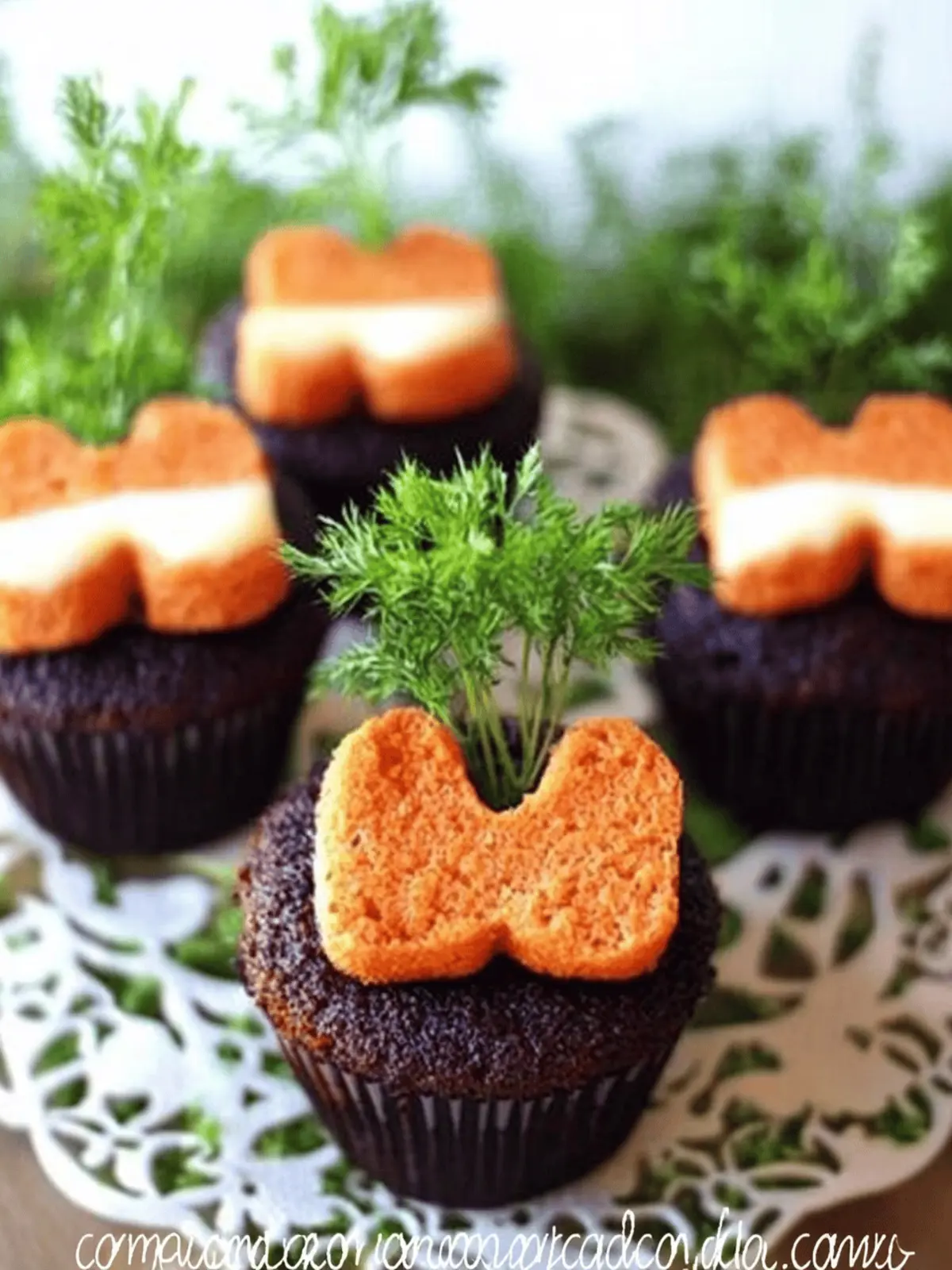 Garden Patch Carrot Cupcakes