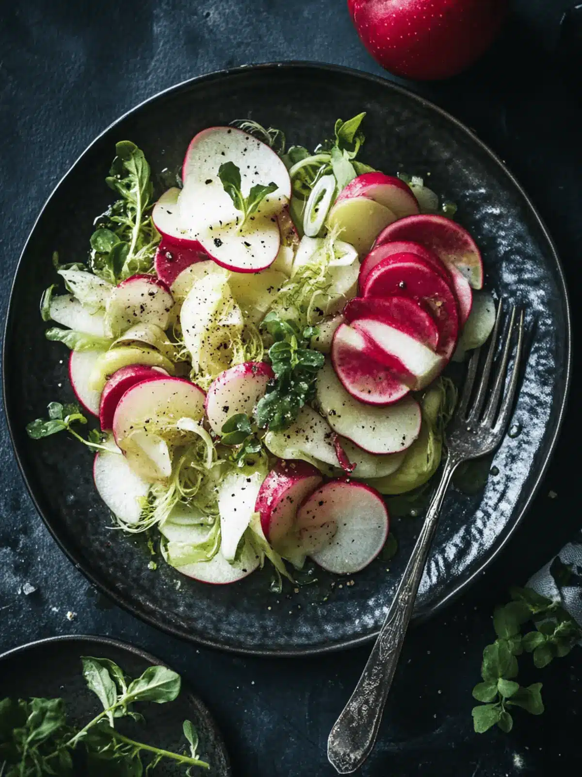 Fennel Salad With Apples & Radishes