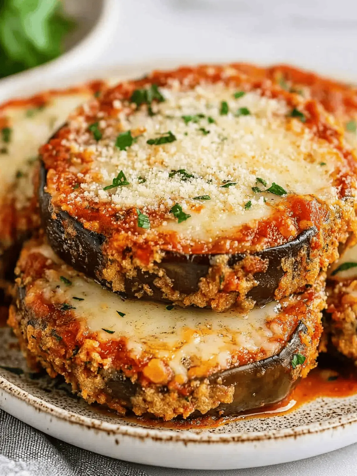 Air Fryer Eggplant Parmesan