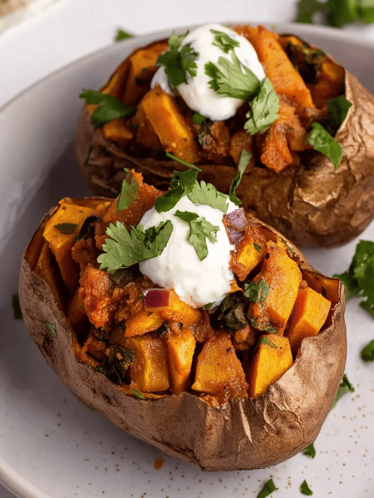 Fajita Stuffed Sweetpotatoes