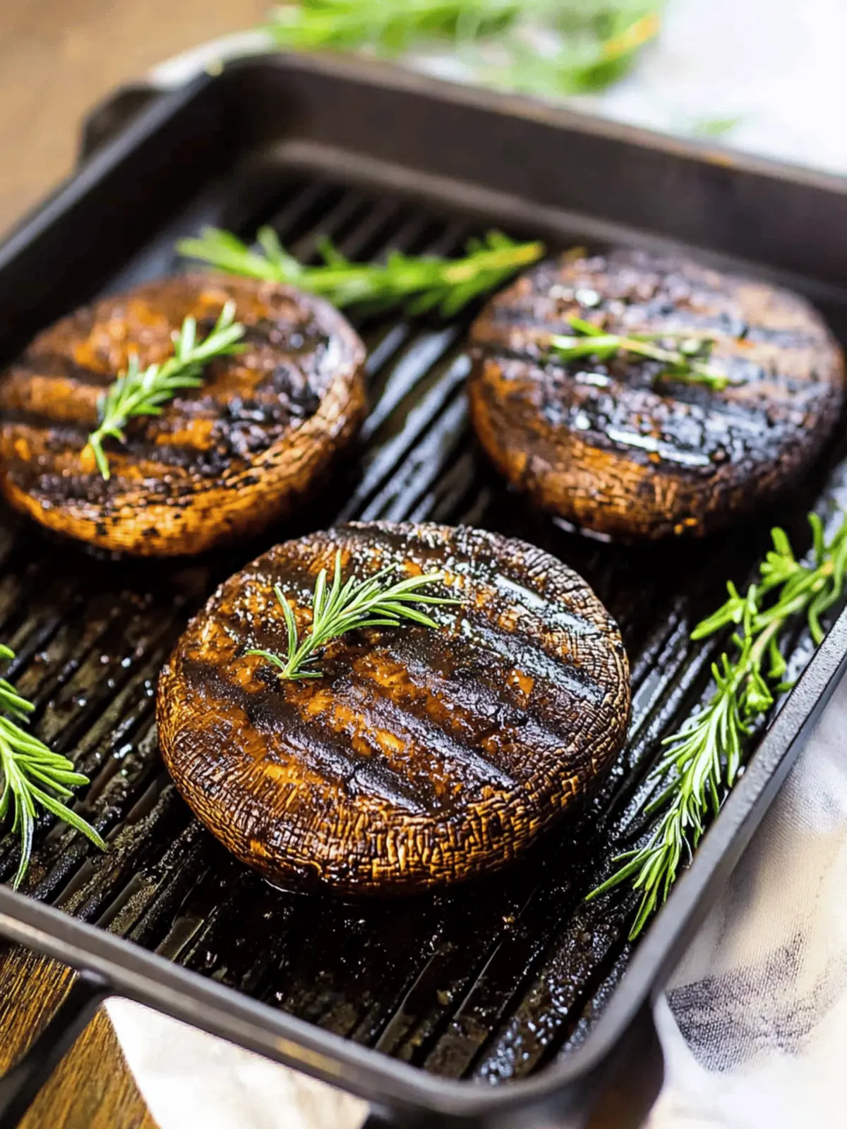 Grilled Portobello Mushrooms