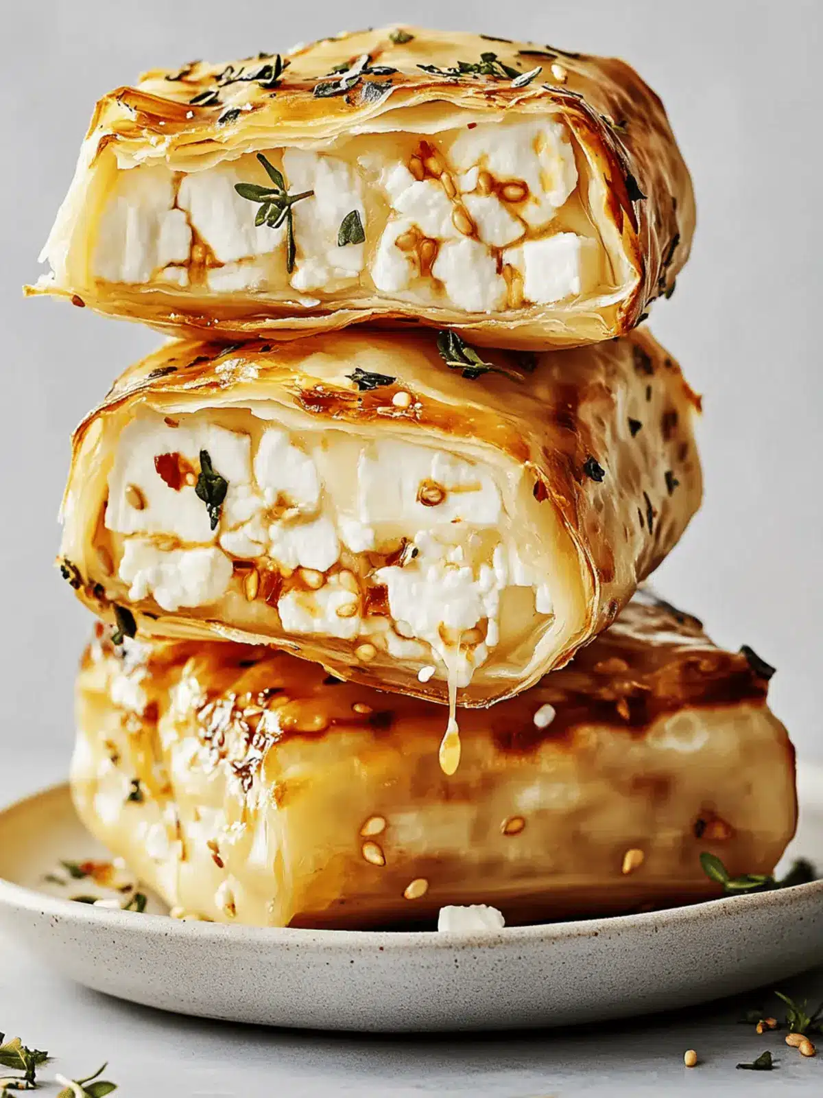 Crispy Feta Pockets with Honey: Your New Favorite Snack 2 Crispy Feta Pockets