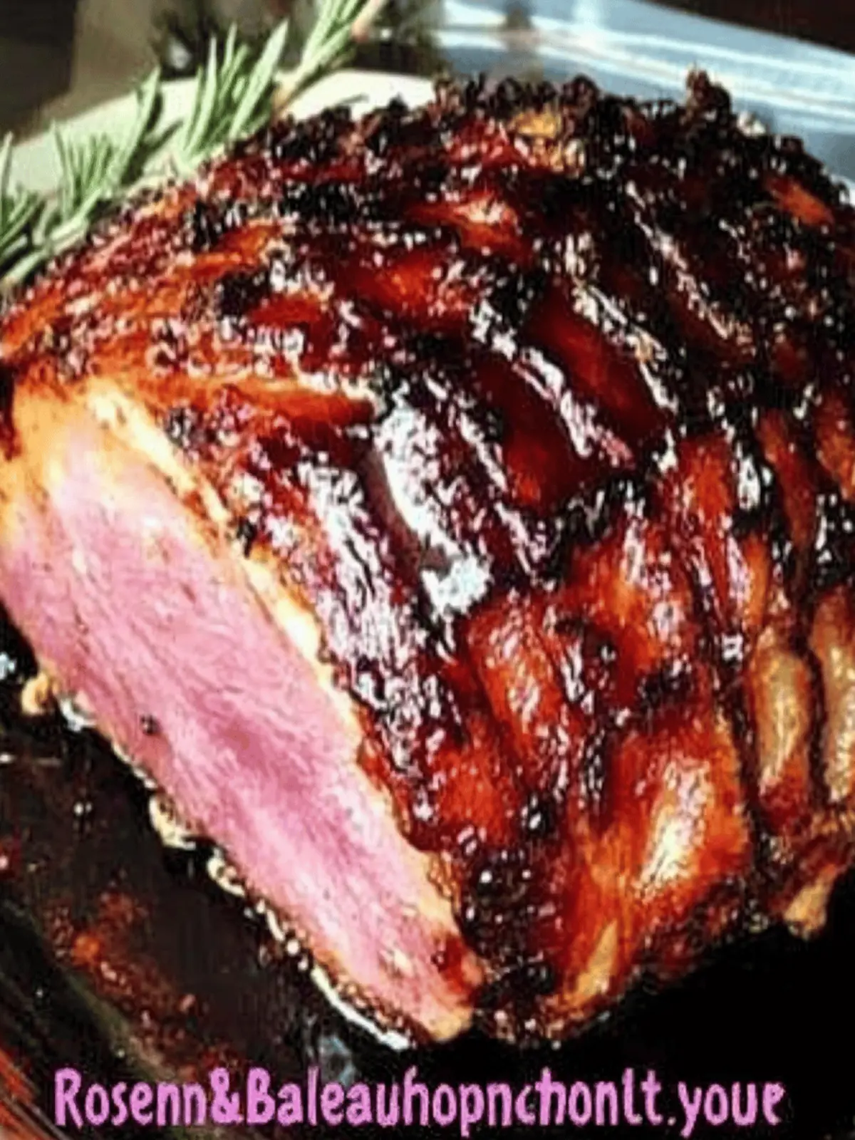 Irresistibly Juicy Rosemary Balsamic Glazed Ham Recipe 4 Rosemary Balsamic Glazed Ham
