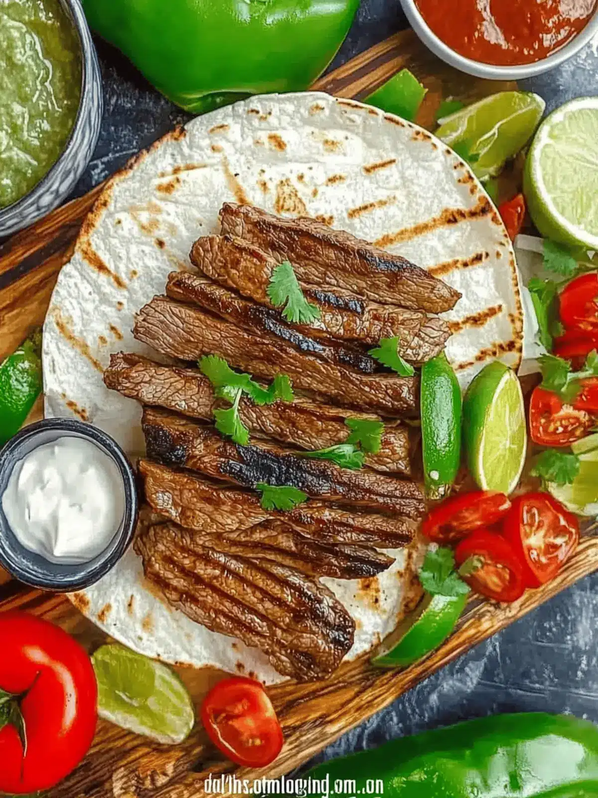 Grilled Steak Fajitas