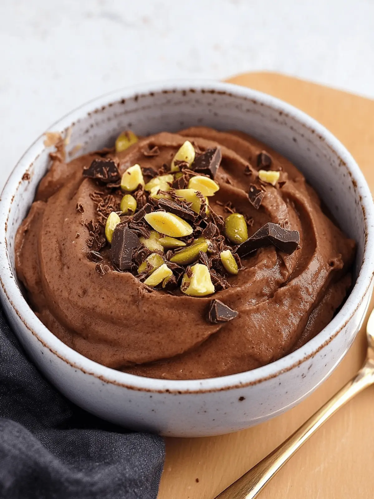Sweetpotato Chocolate Pudding
