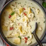 Lighter White Lasagna Soup