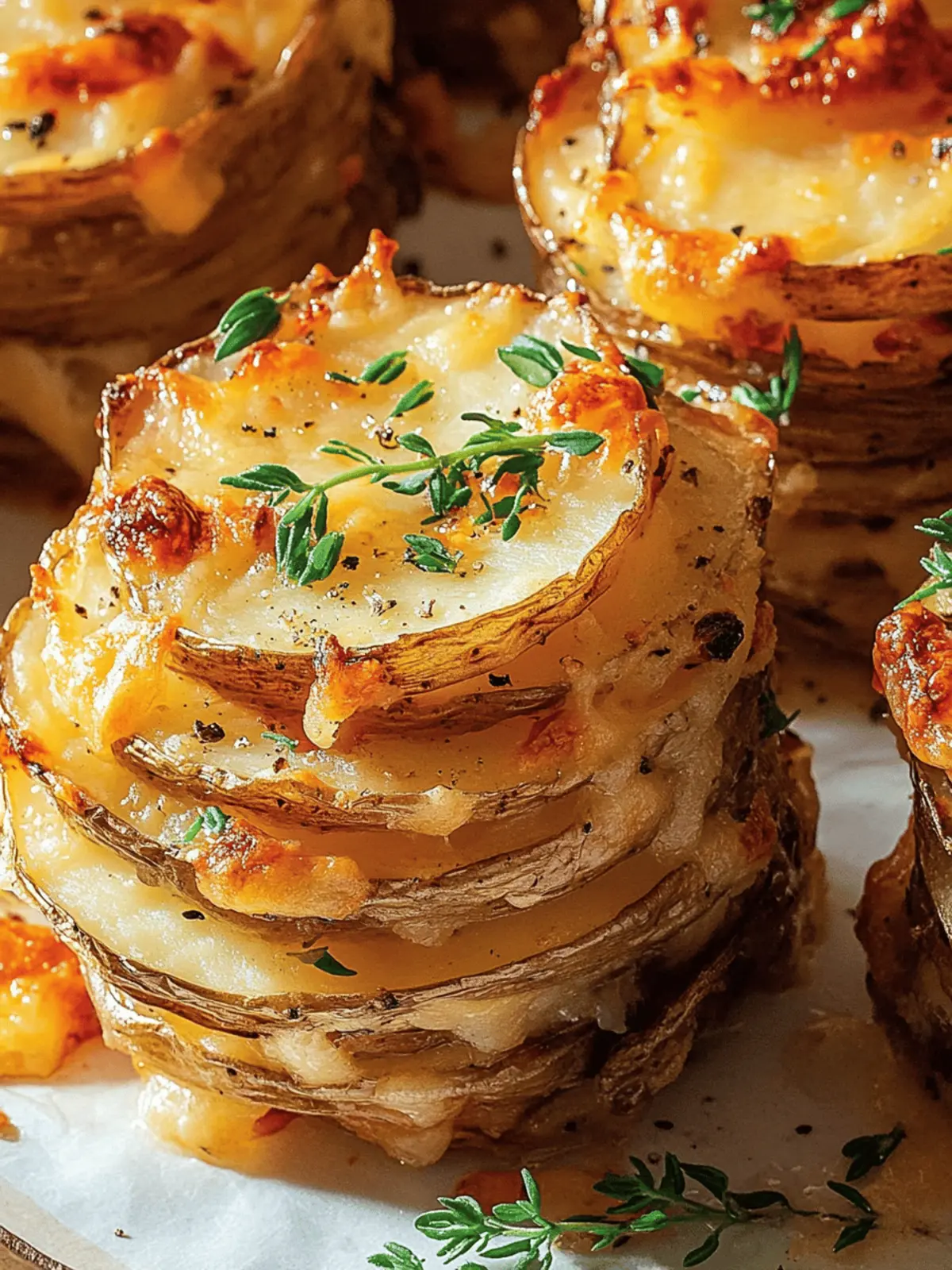 Irresistible Potatoes Au Gratin Stacks You’ll Love to Devour 2 Potatoes Au Gratin Stacks