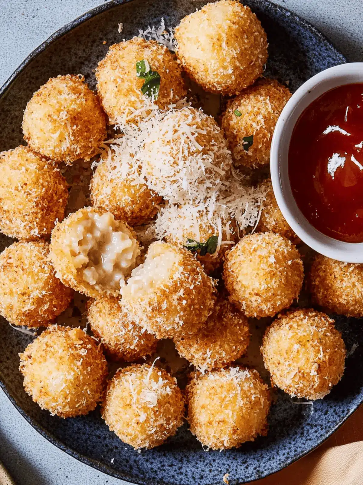 Air Fryer Cacio E Pepe Arancini: Crispy Joy from Leftovers 2 Air Fryer Cacio E Pepe Arancini