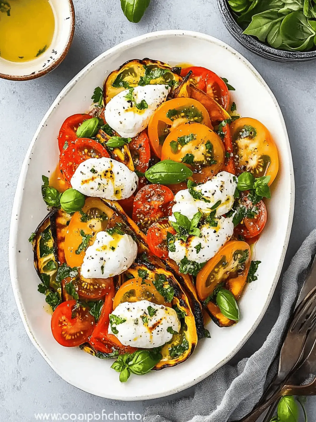 Tomato Burrata Salad