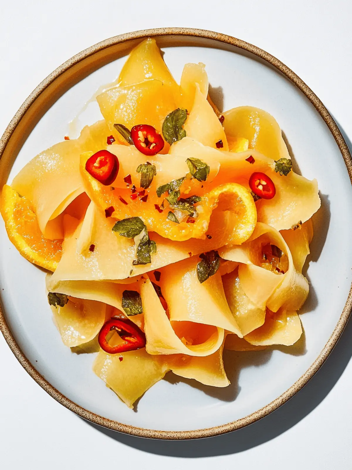 Raw Butternut Squash Ribbon Salad With Orange and Chile Magic 2 Raw Butternut Squash Ribbon Salad With Orange and Chile