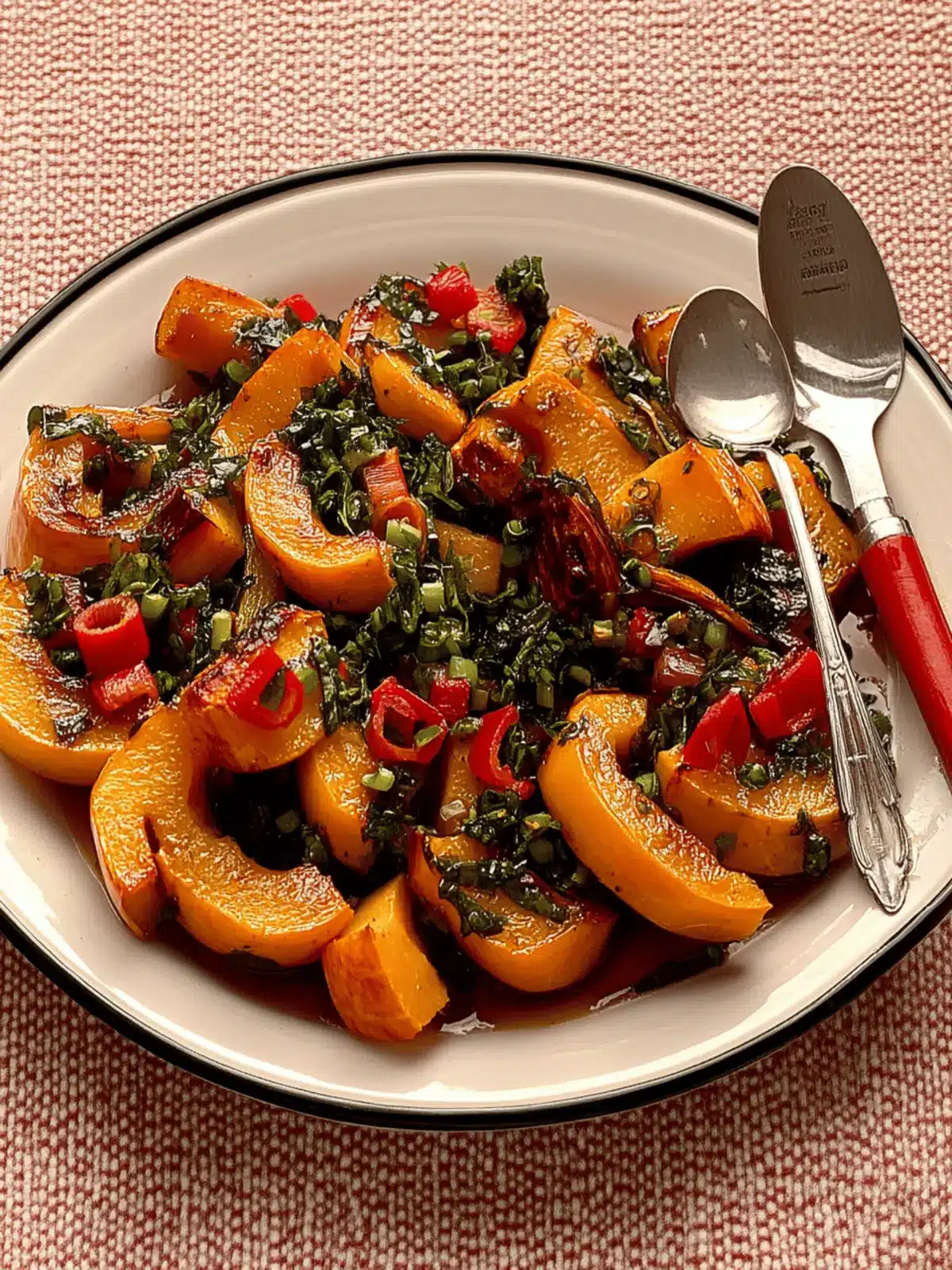 Sweet-and-Spicy Squash With Scallion Oil
