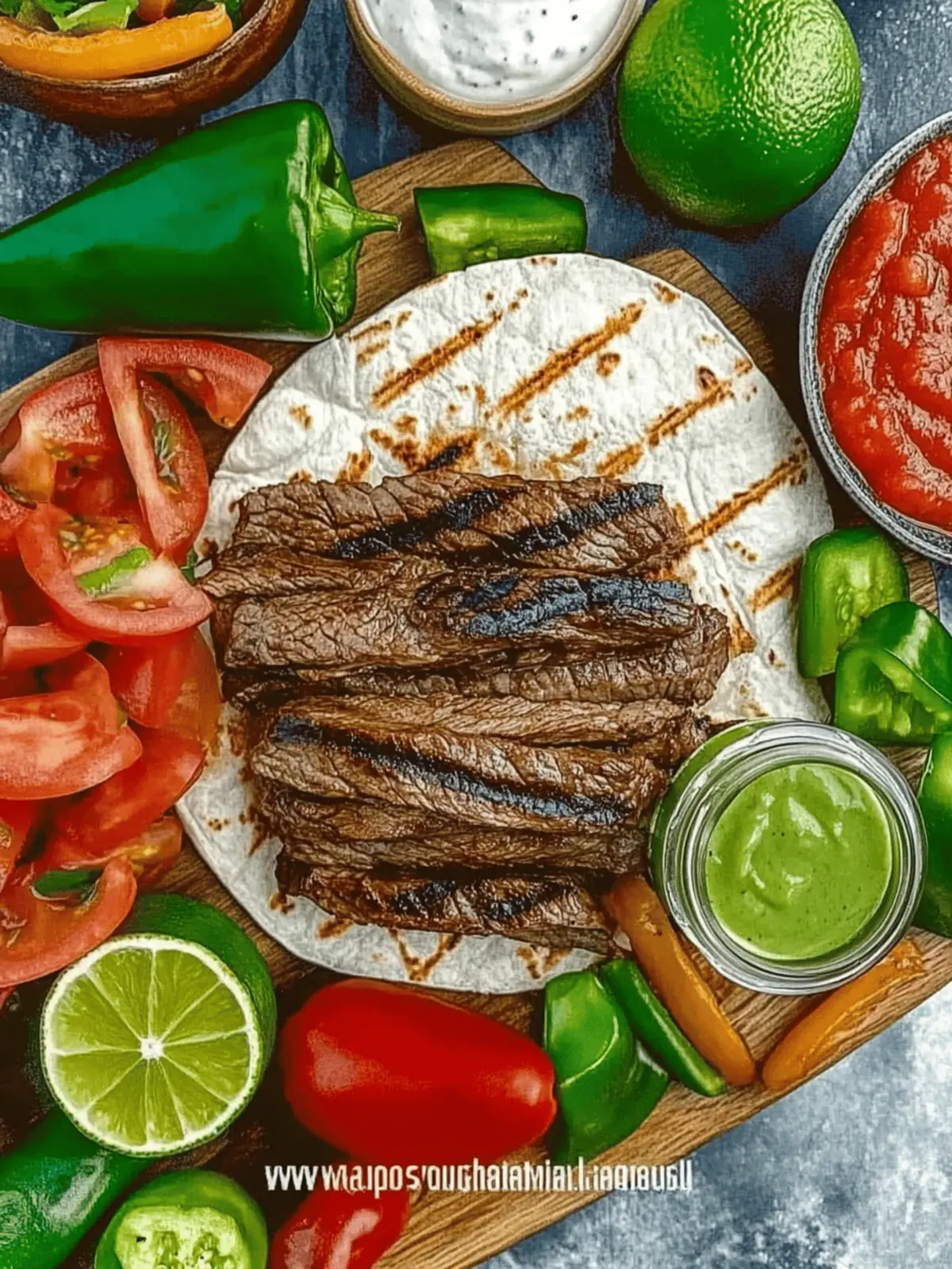 Grilled Steak Fajitas