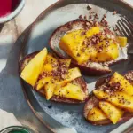Mango Toast with Hazelnut-Pepita Butter