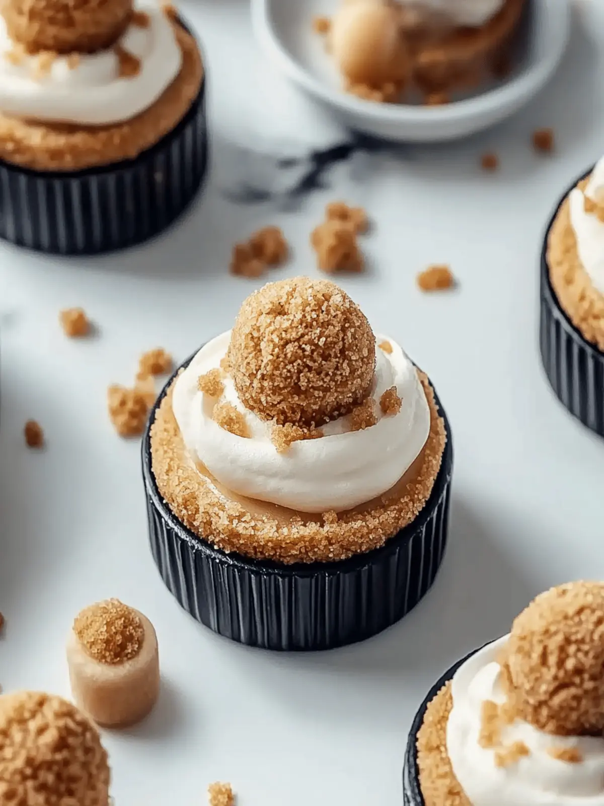 Mini Biscoff Cheesecakes