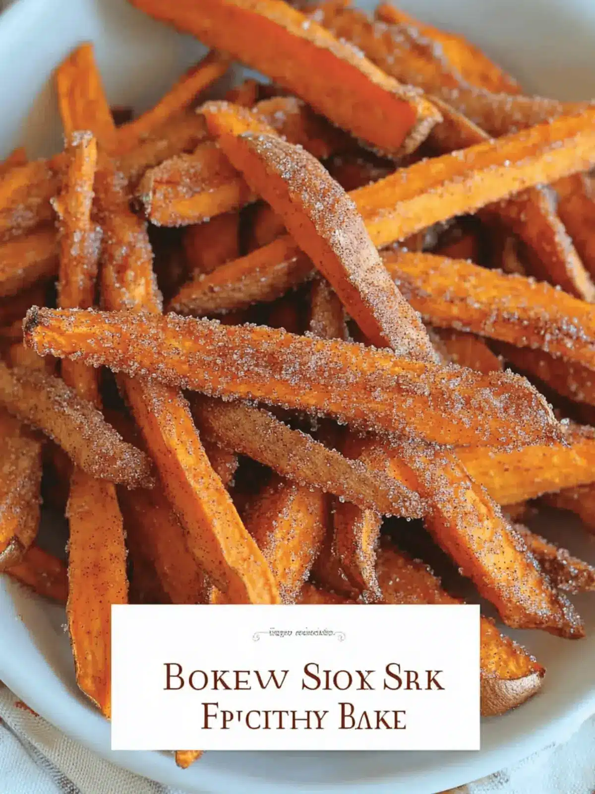 Brown Sugar Cinnamon Sweet Potato Fries