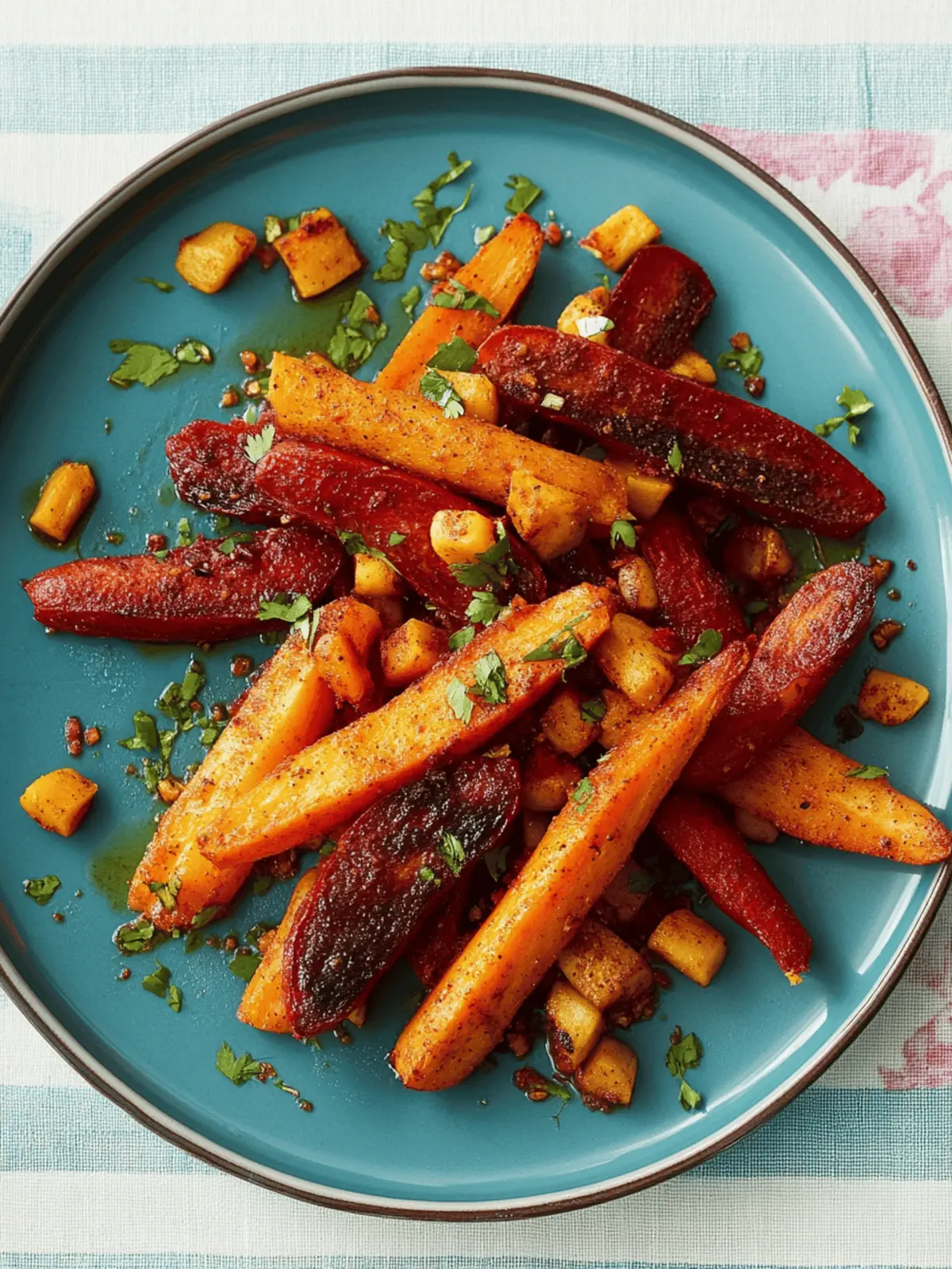 Hanukkah Delight: Air Fryer Moroccan-Spiced Carrots Recipe 3 Hanukkah - Air Fryer Moroccan-Spiced Carrots