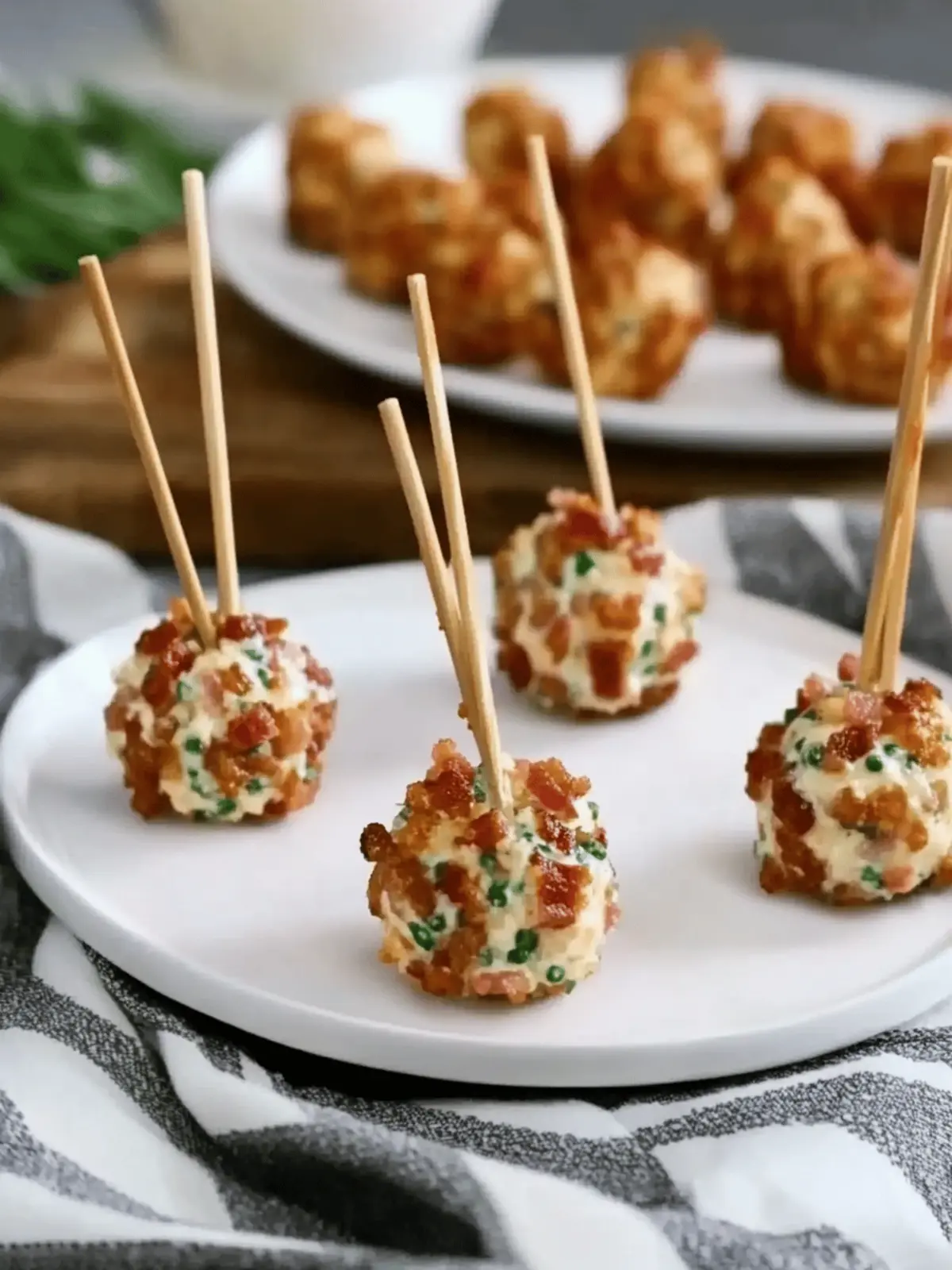 Easy Mini Bacon Ranch Cheese Ball Recipe for Flavorful Fun New Years Eve! 3 Mini Bacon Ranch Cheese Ball Recipe