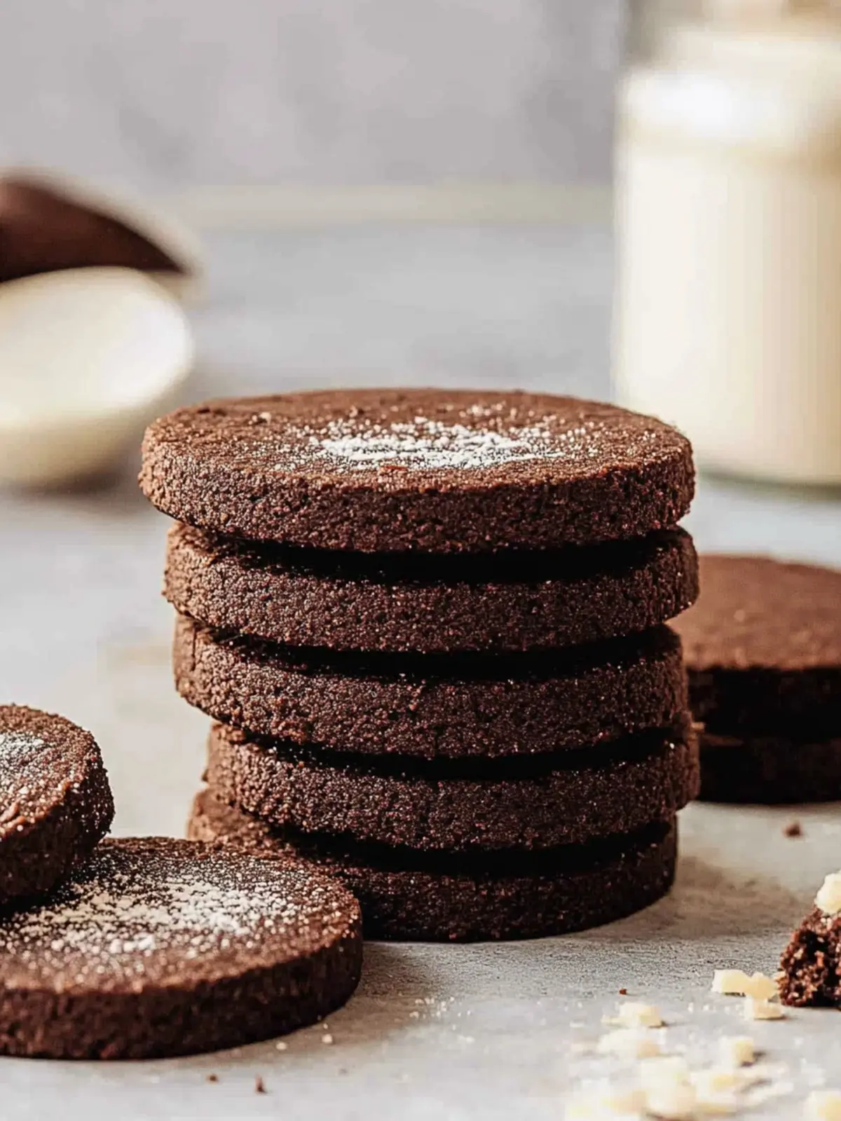 Chocolate Shortbread Cookies