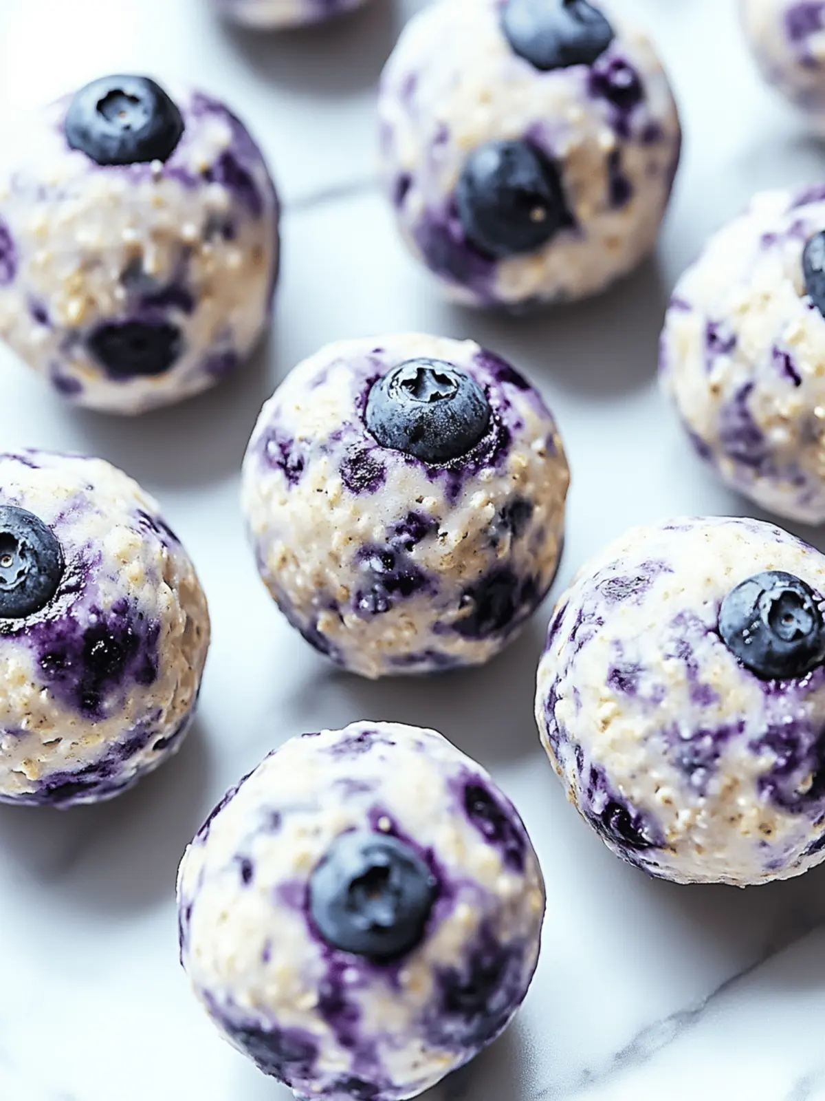 Blueberry Cheesecake Protein Bites