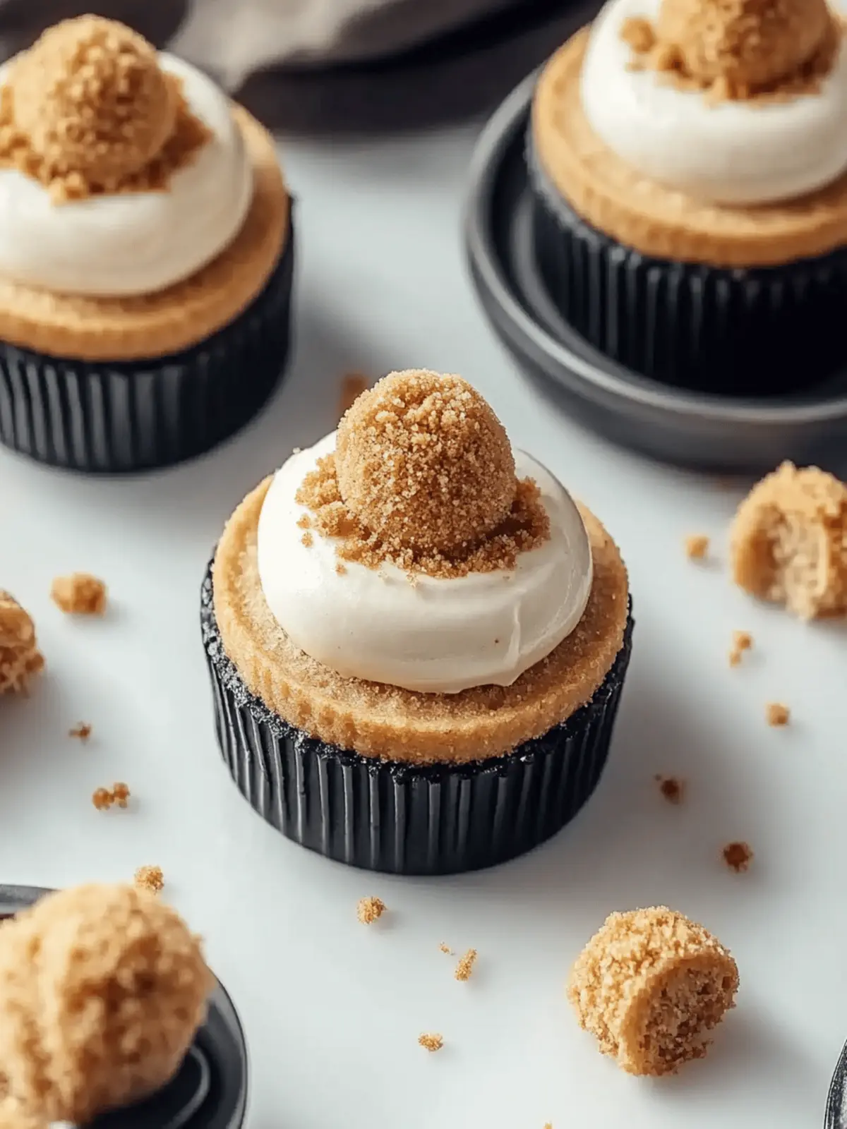 Mini Biscoff Cheesecakes