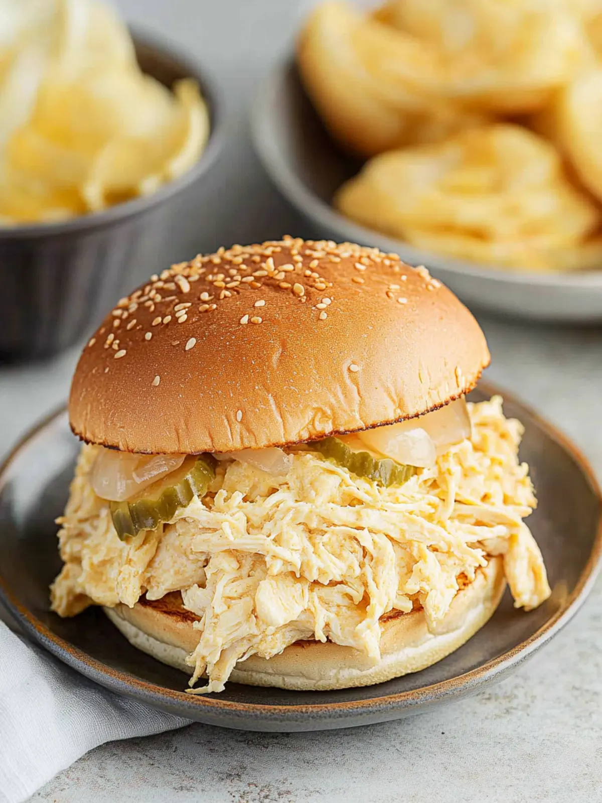 Savory Ohio Shredded Chicken Sandwich for Ultimate Comfort 2 Ohio Shredded Chicken Sandwich