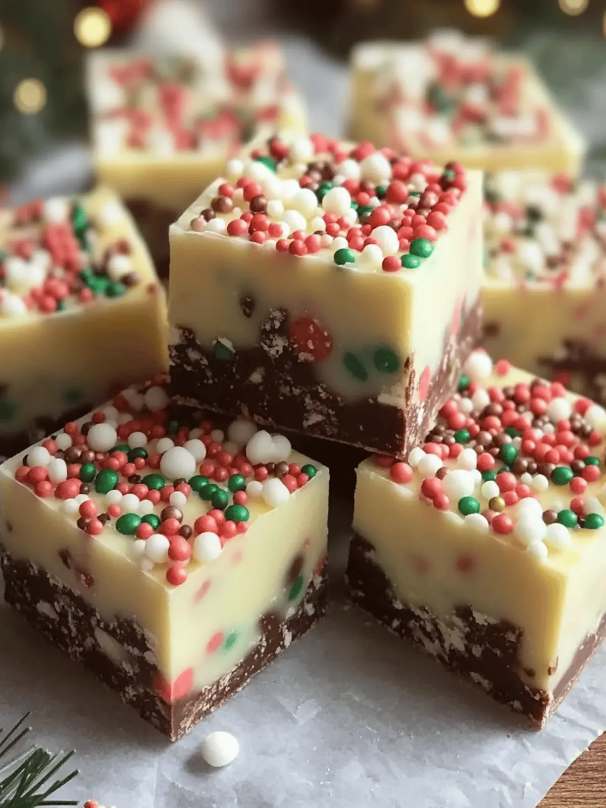 Easy Christmas Fudge Sprinkles for a Festive Sweet Treat 5 Easy Christmas Fudge Sprinkles