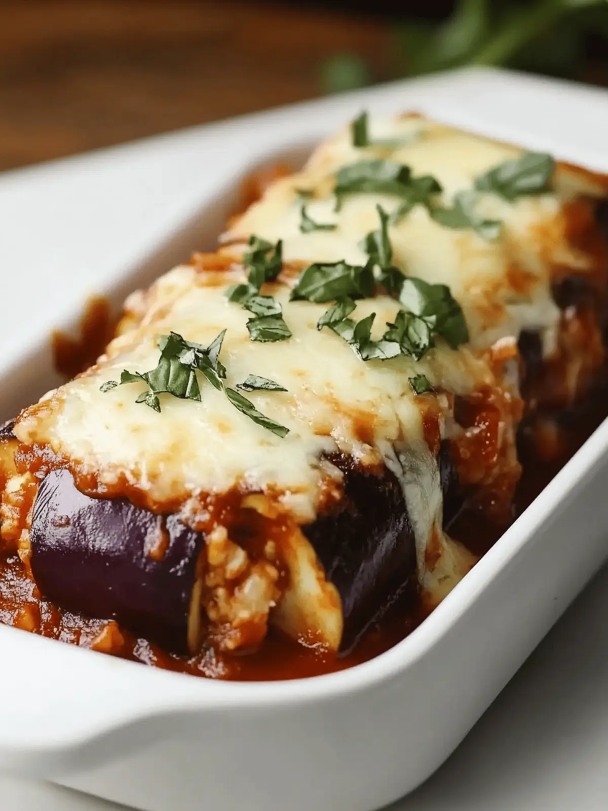 Savory Eggplant Rollatini with Creamy Ricotta Delight 2 Eggplant Rollatini