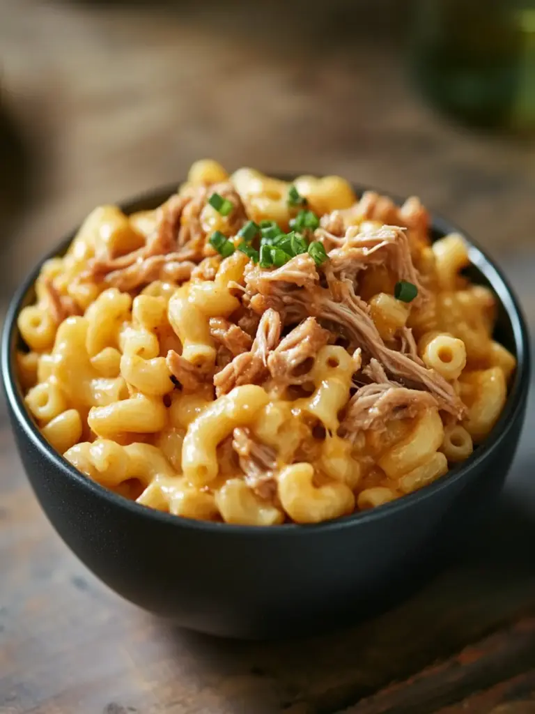 Pulled Pork Mac and Cheese