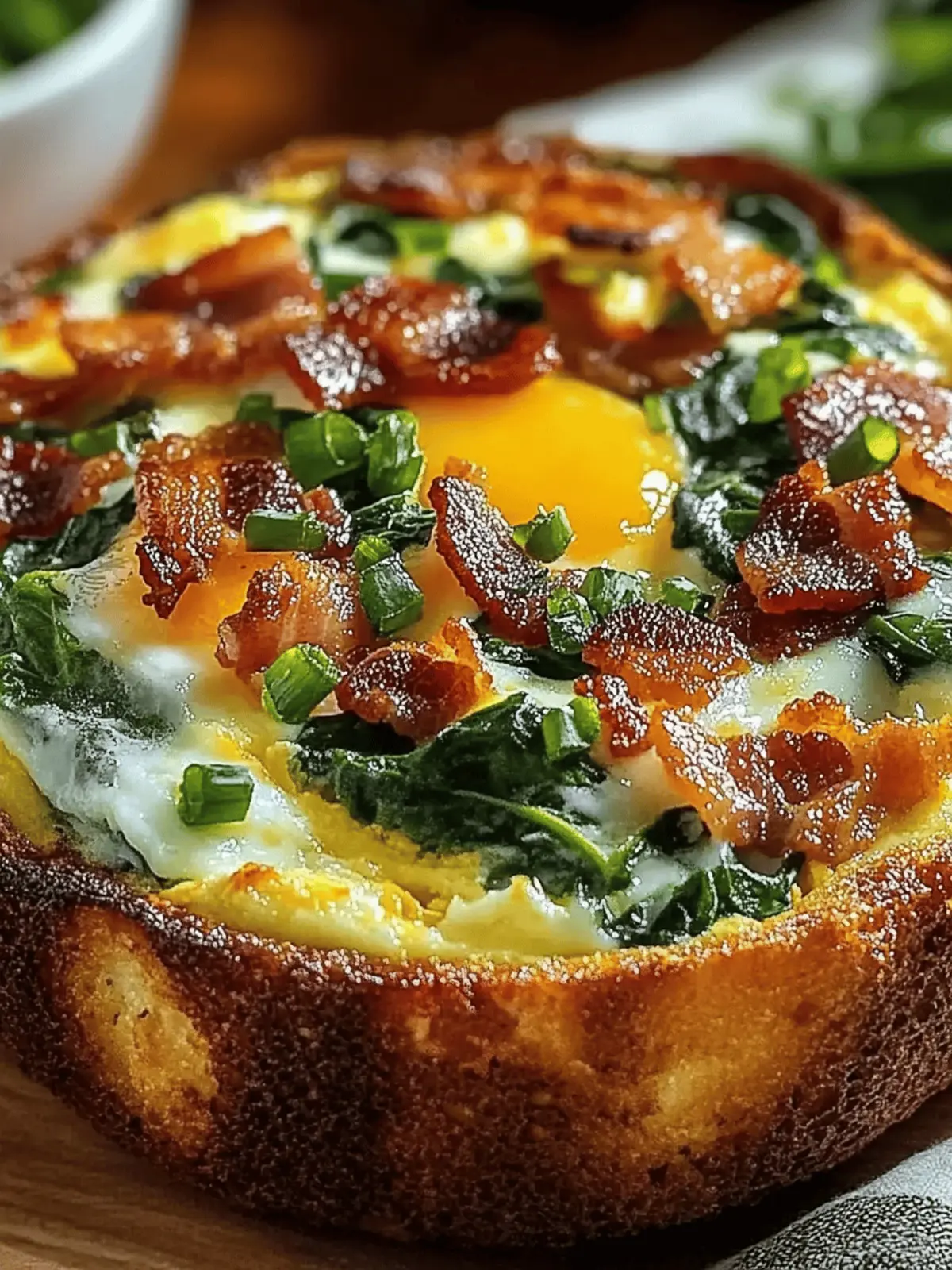 Savory Bacon & Spinach Egg Bake for Irresistible Mornings 3 Savory Bacon & Spinach Egg Bake