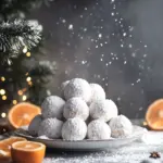 Gingerbread Snowball Cookies