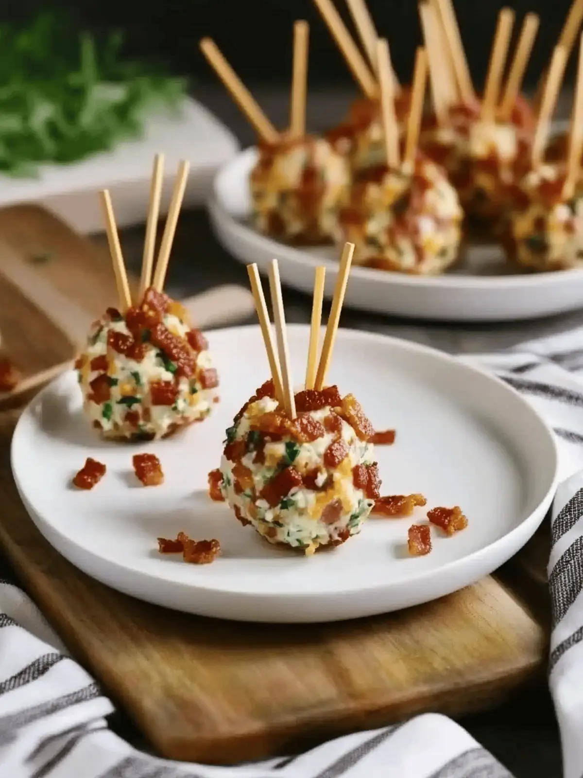 Easy Mini Bacon Ranch Cheese Ball Recipe for Flavorful Fun New Years Eve! 4 Mini Bacon Ranch Cheese Ball Recipe