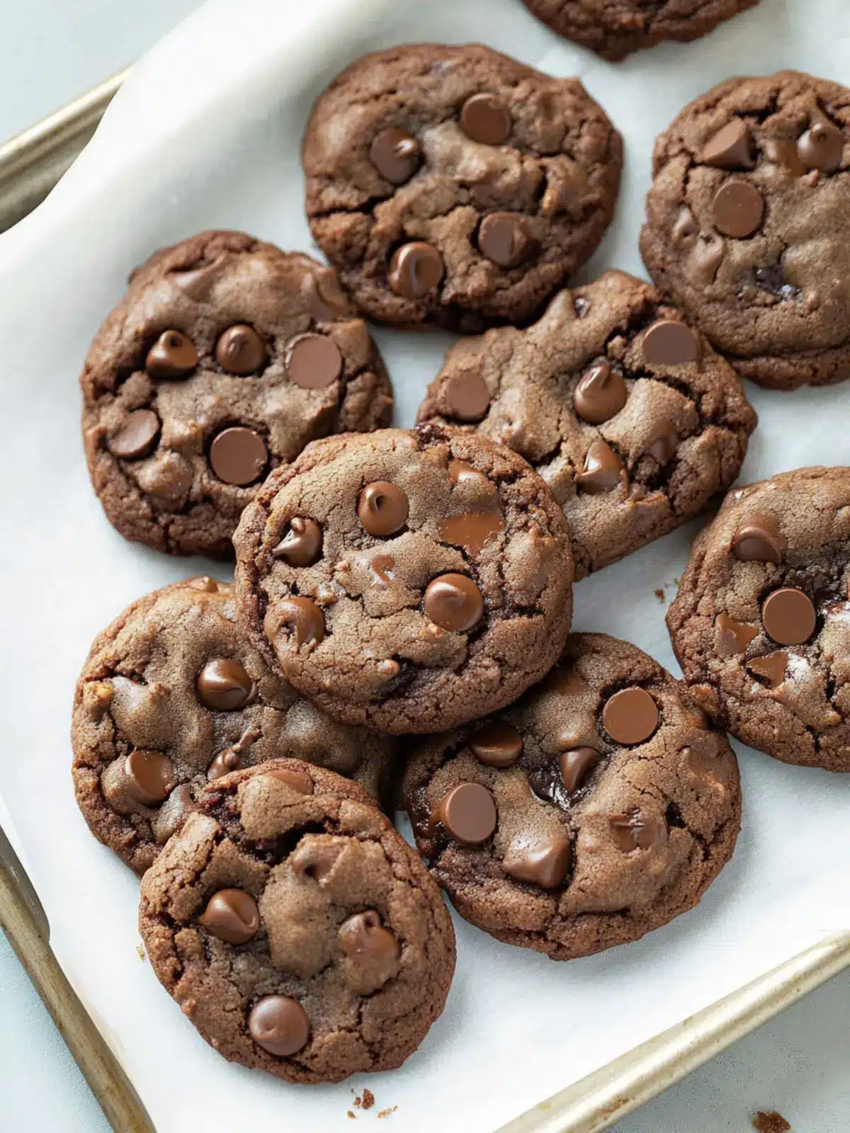 Double Chocolate Chip Cookies