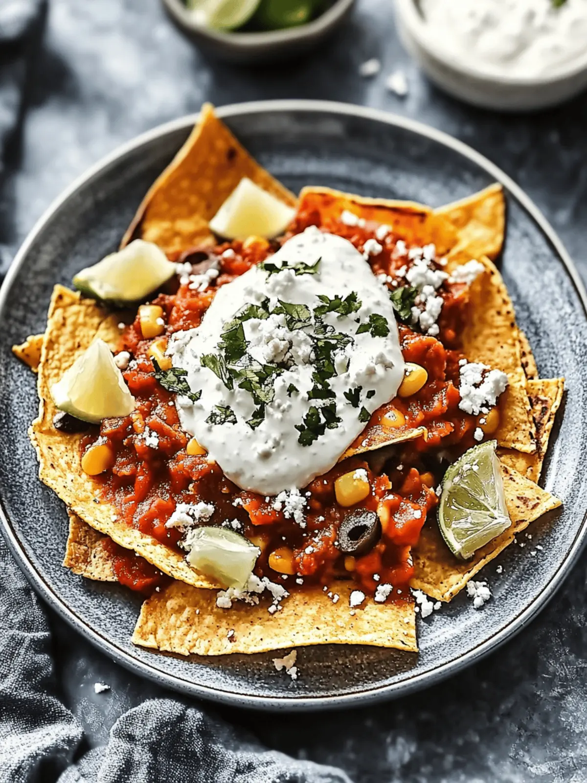 Chilaquiles Bliss: Crispy Tortillas with Zesty Guajillo Sauce