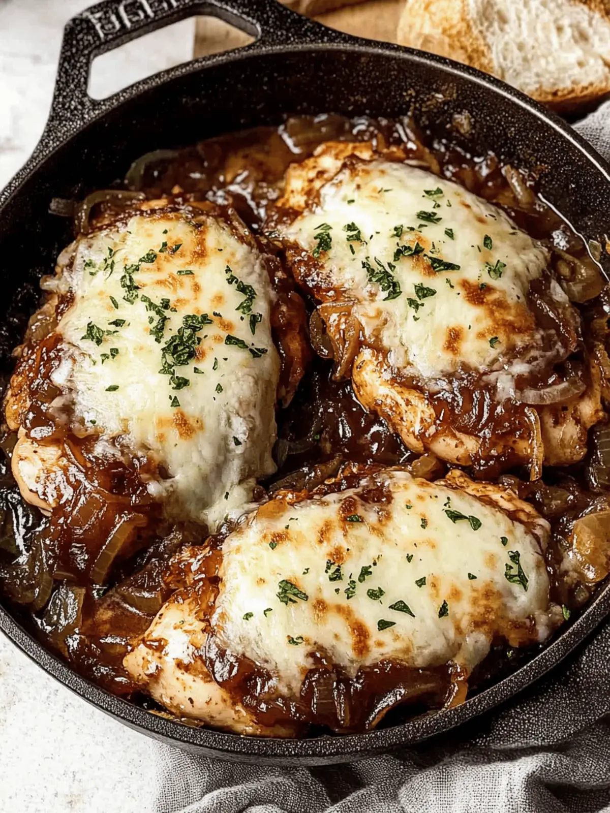 Melt-in-Your-Mouth French Onion Chicken Bake Bliss 2 French Onion Chicken