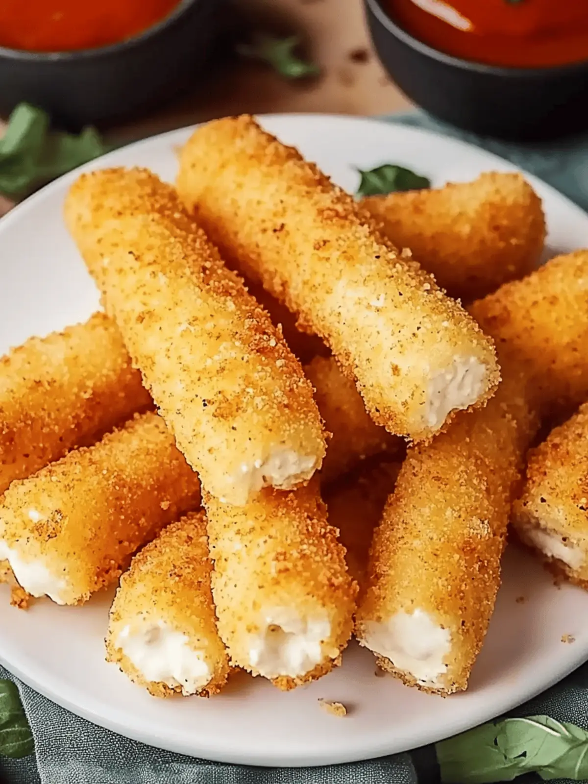 Mozzarella Sticks: A Delicious Snack Recipe Your Friends Will Love 2 Mozzarella sticks: A delicious snack recipe!