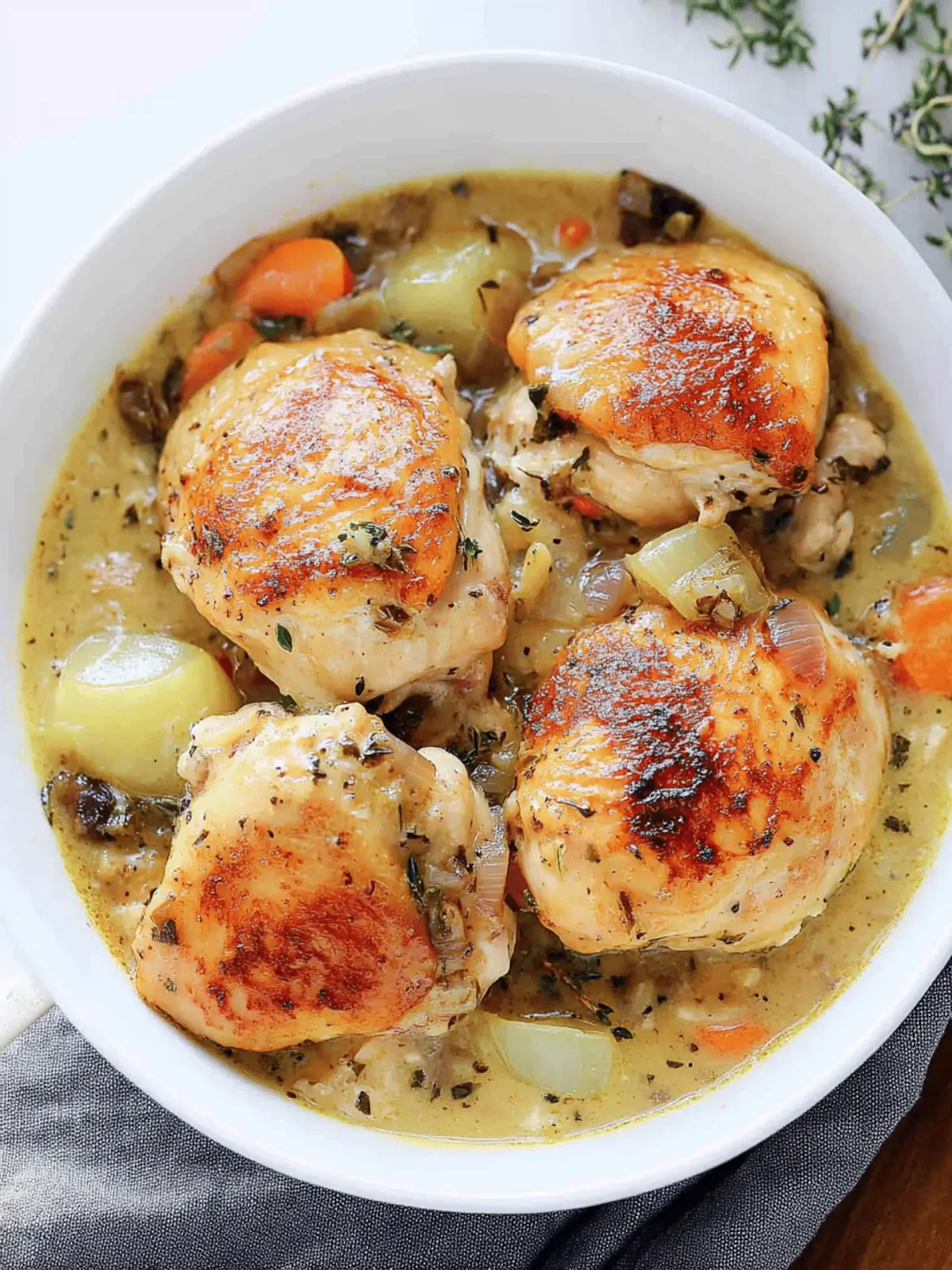 Easy Chicken Fricassee