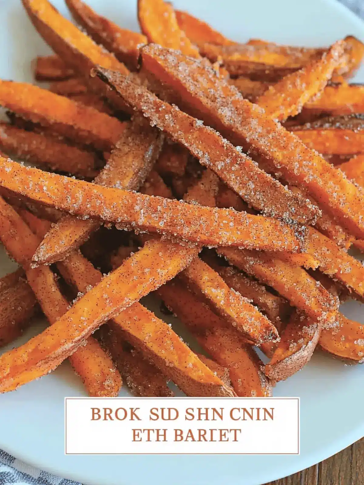 Brown Sugar Cinnamon Sweet Potato Fries