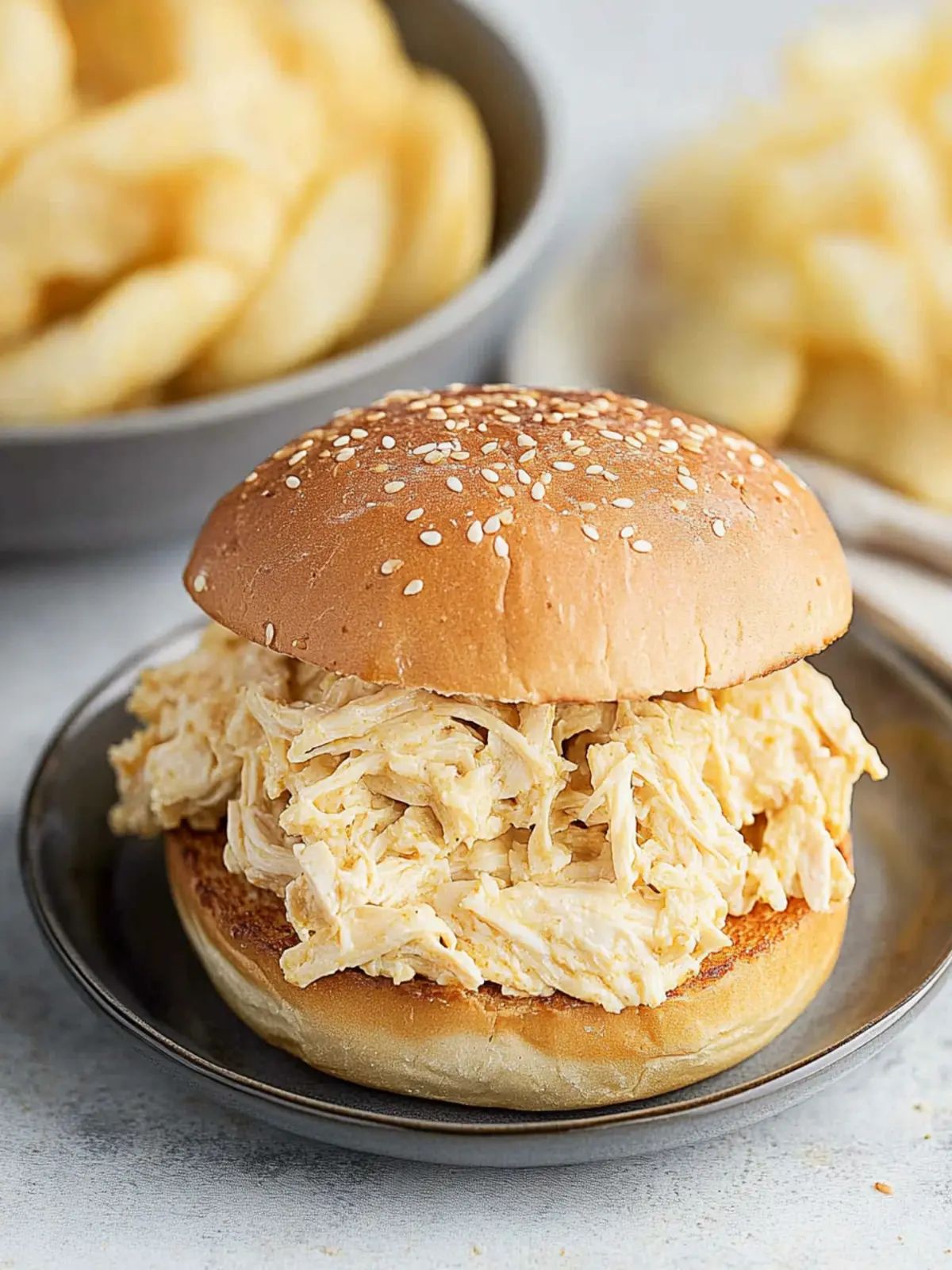 Savory Ohio Shredded Chicken Sandwich for Ultimate Comfort 5 Ohio Shredded Chicken Sandwich
