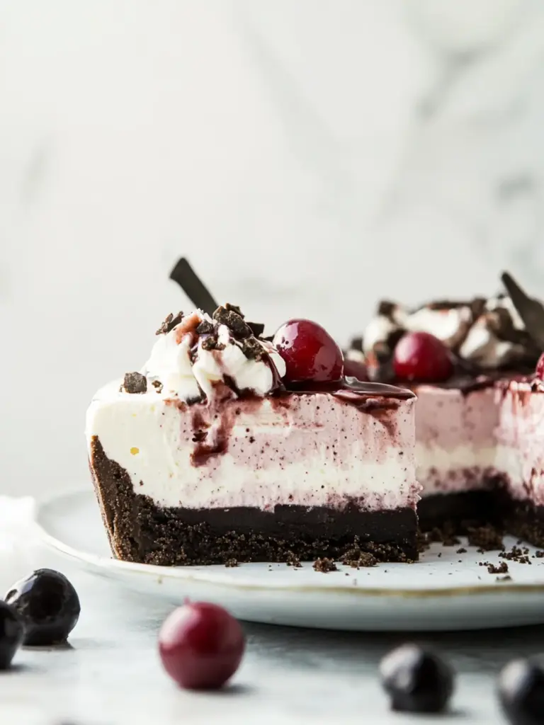 Frozen Black Forest Cheesecake