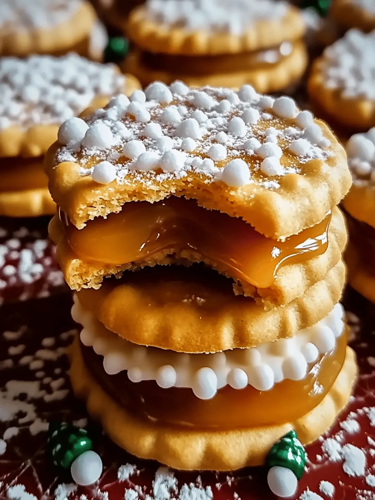 Caramel Ritz Cracker Christmas Cookies
