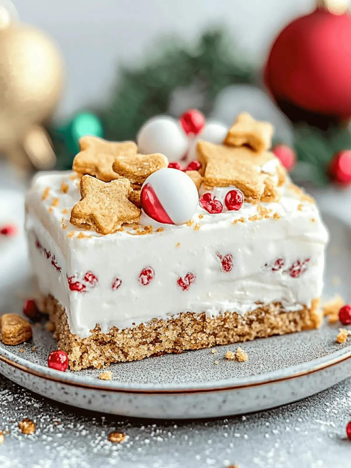 No Bake Christmas Cookie Lush for Delicious Celebrations