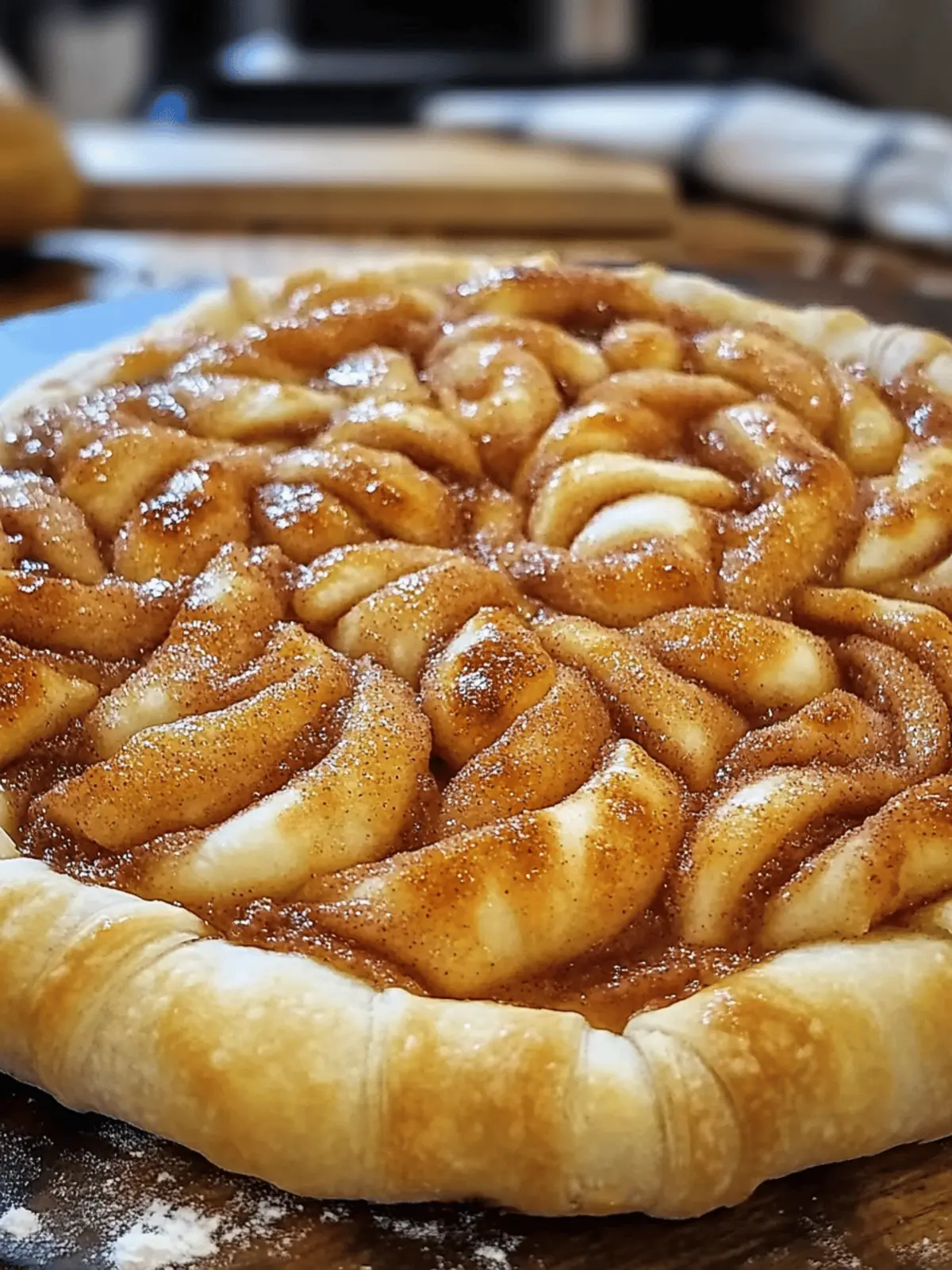 Cinnamon Sugar Pizza Made With Crescent rolls