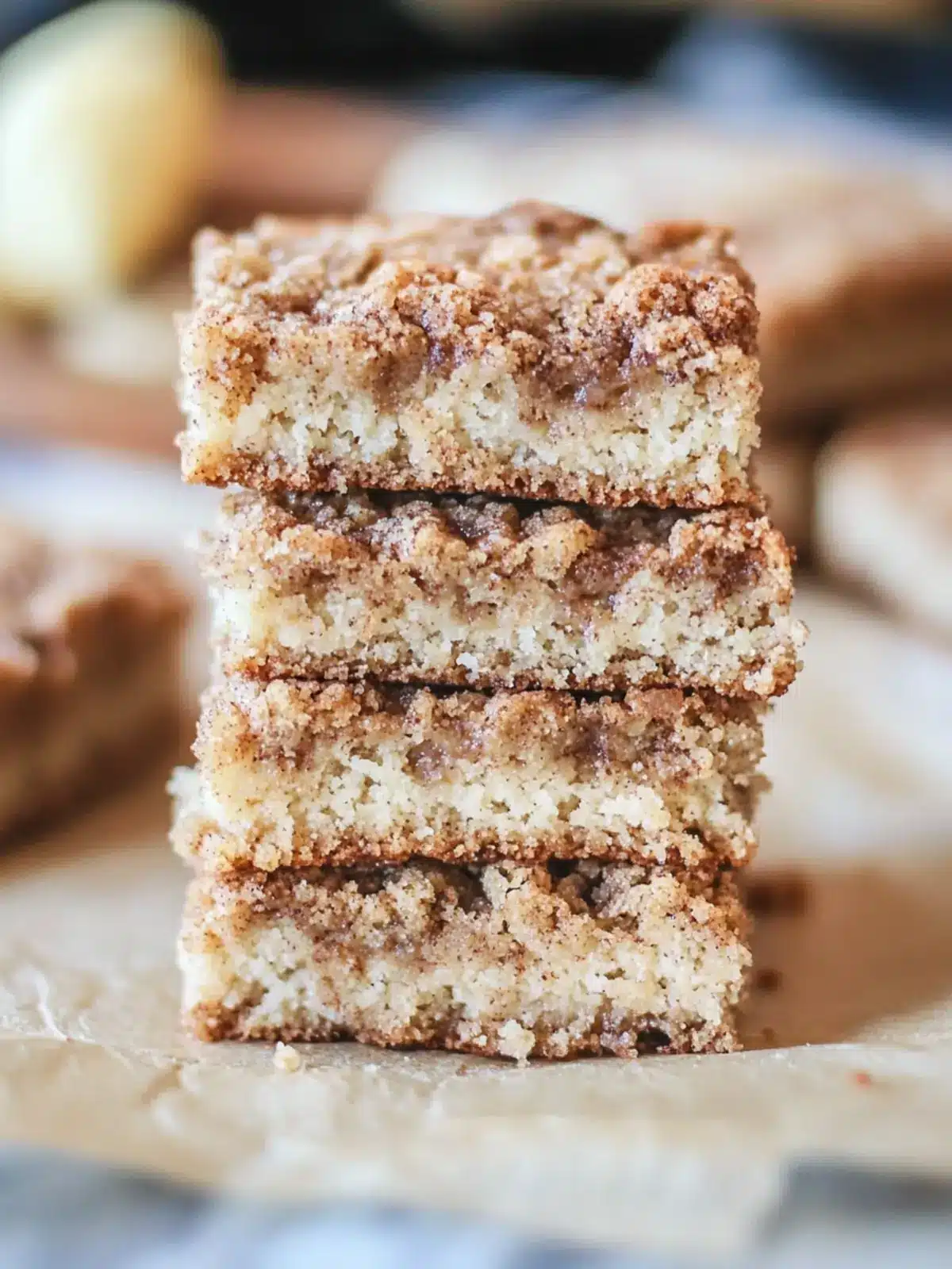 Cinnamon Streusel Blondies That Melt in Your Mouth 4 Cinnamon Streusel Blondies