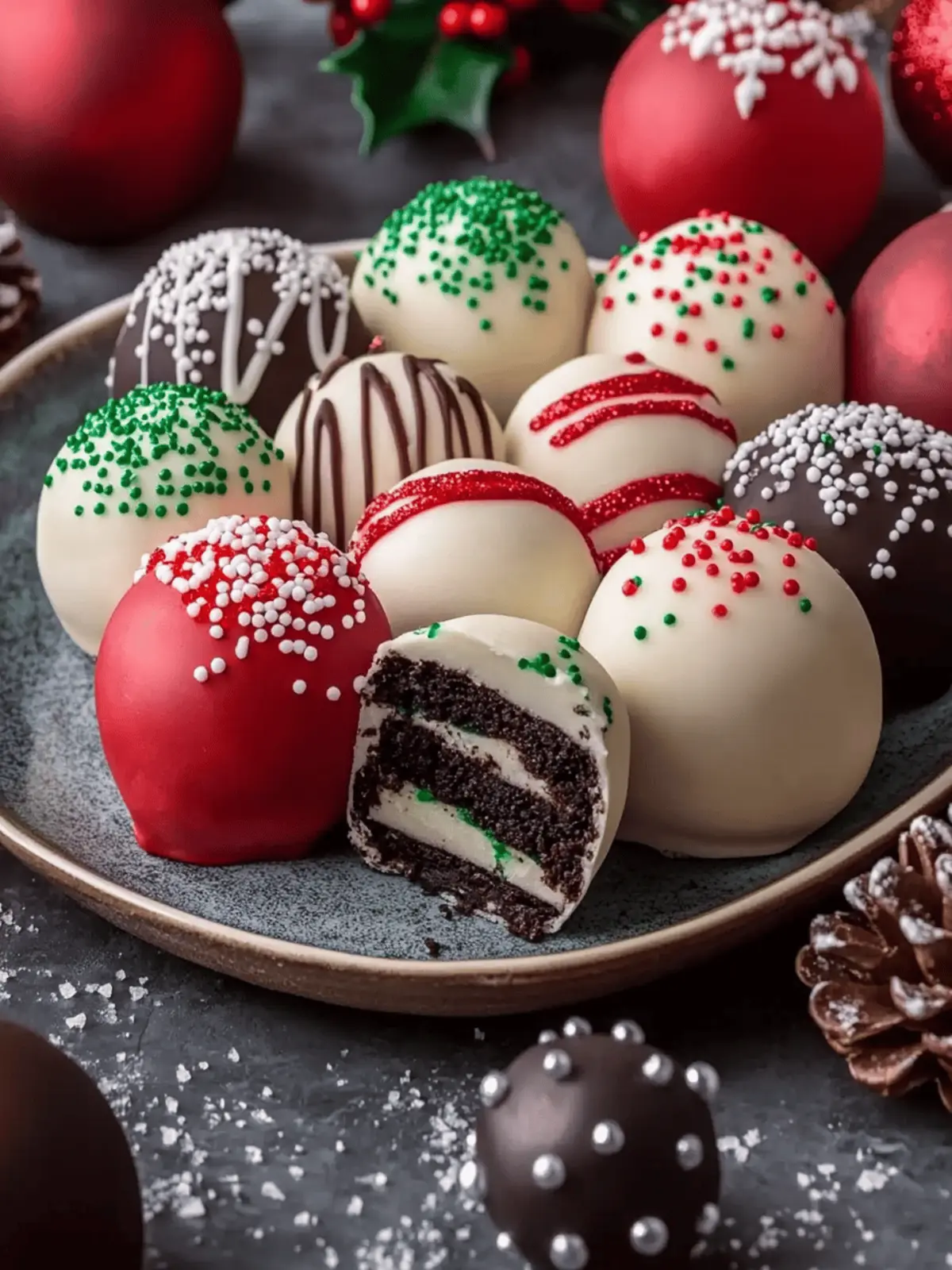 Christmas Oreo Balls