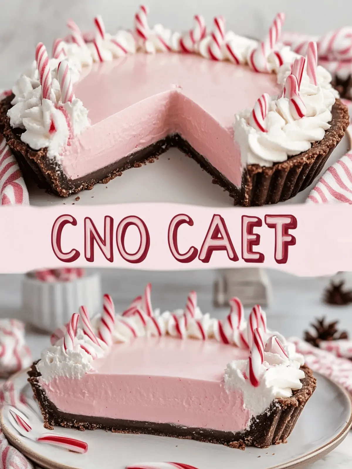 Creamy Candy Cane Pie – Easy No Bake Christmas Delight 3 Creamy Candy Cane Pie – Easy No Bake Christmas Dessert